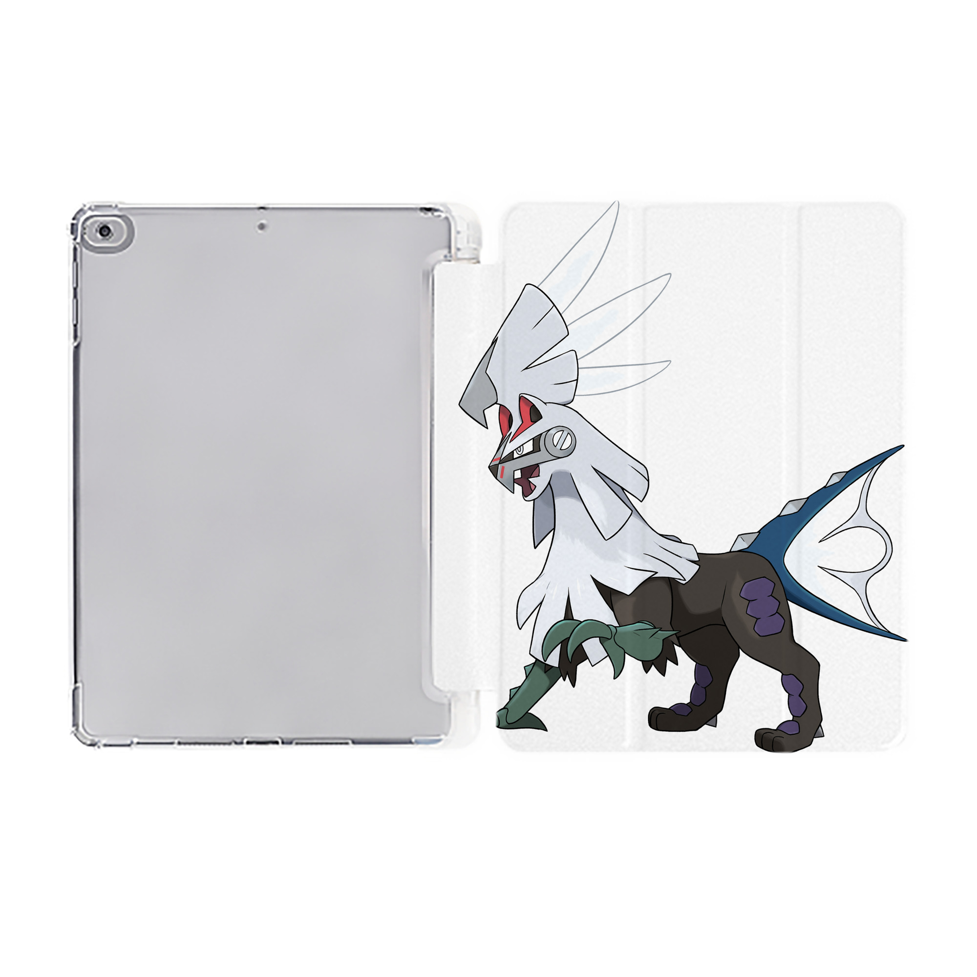 （画像用） ポケットモンスター Pokémon IPad ケース ペン収納付き 三つ折りスタンド PUレザー×シリコン 対応機種9.5/10.5/10.9インチ